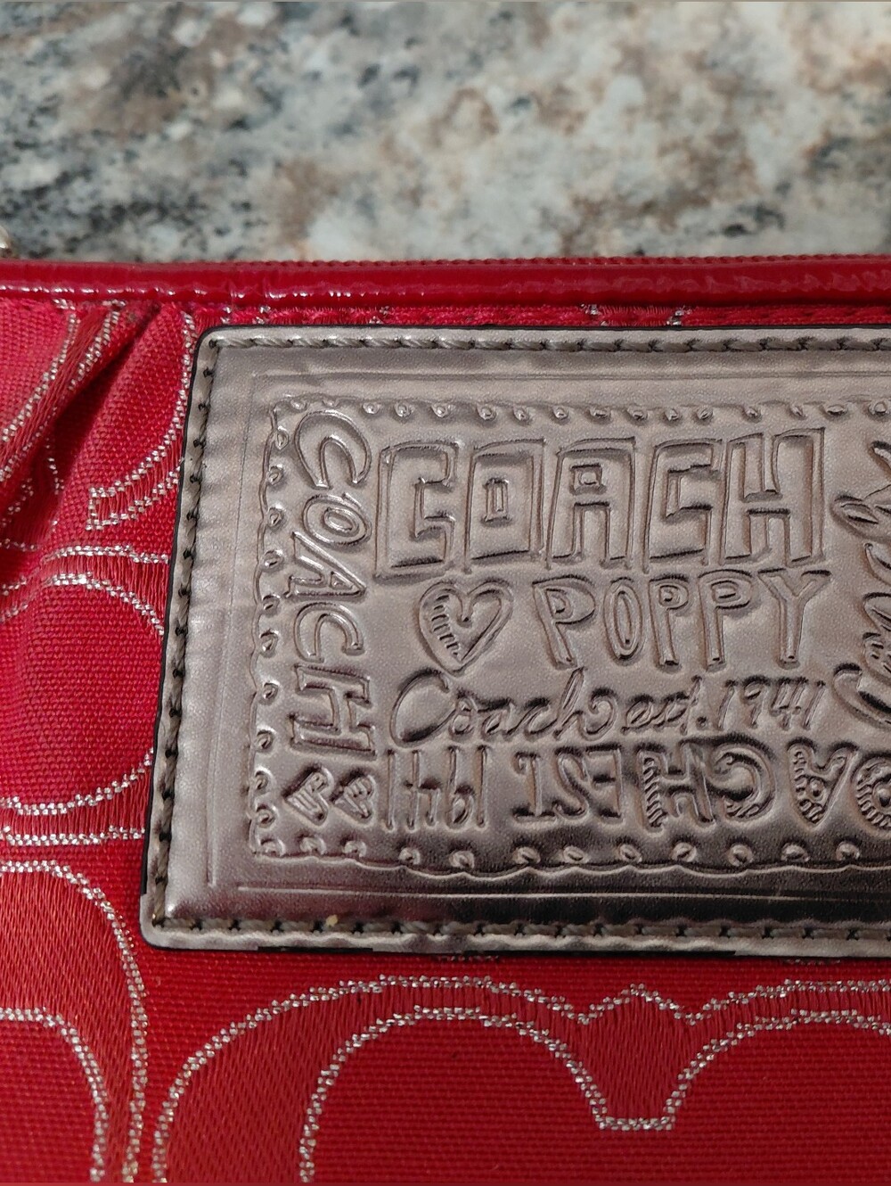 Coach Poppy Wristlet.ECU NO CALLOUTS - Picture 8 of 10